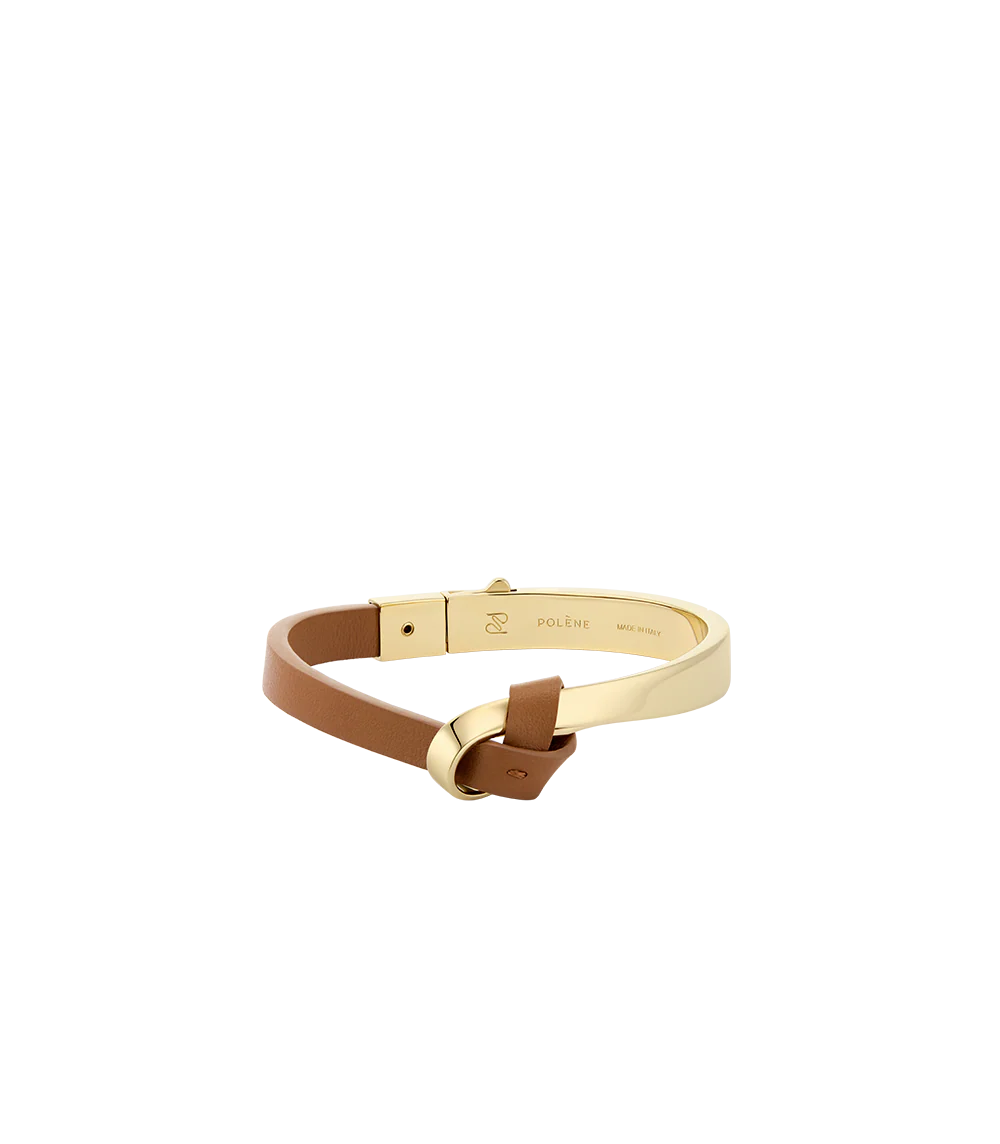 Leather & Metal Bangle