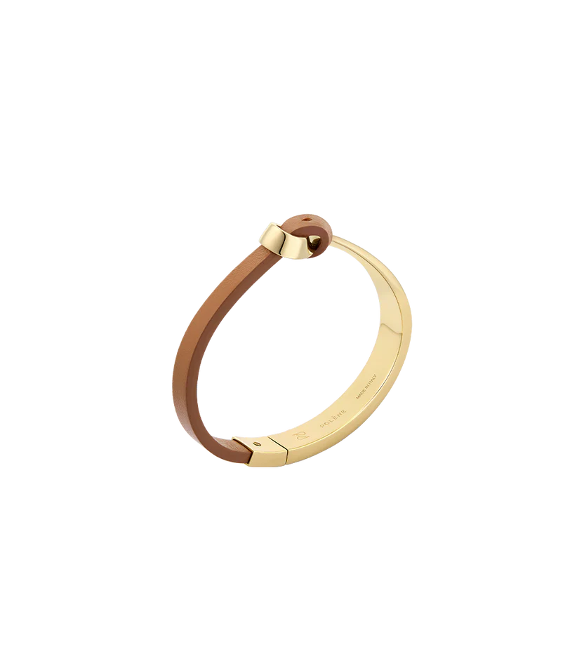 Leather & Metal Bangle