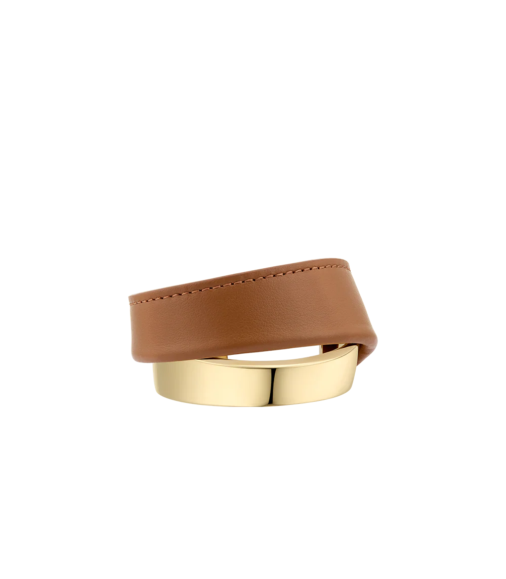 Leather & Metal Cuff
