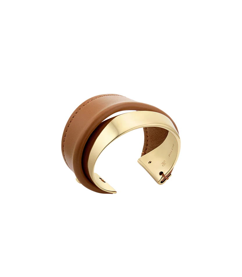 Leather & Metal Cuff
