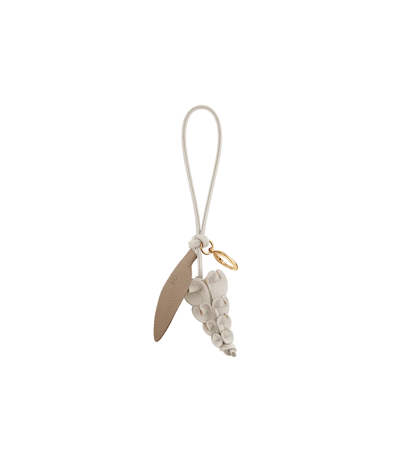 Leather Flower Charm