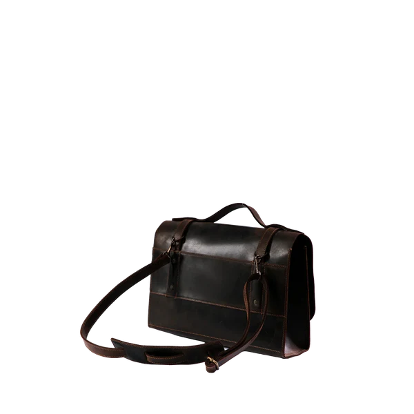 Vancouver Handcrafted Leather Vintage Laptop Messenger Bag